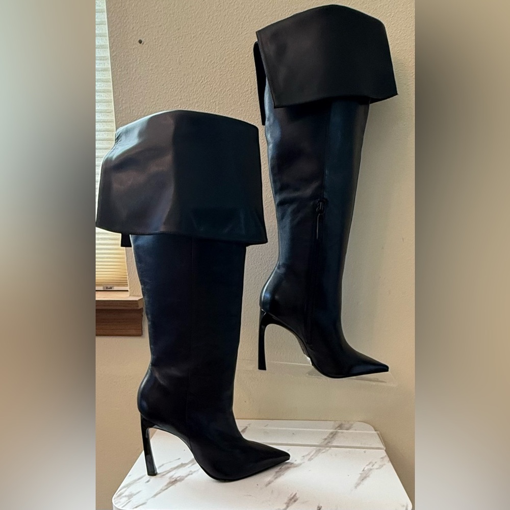Schutz Cate Over The Knee Stiletto Boots, Size 6, NWOB